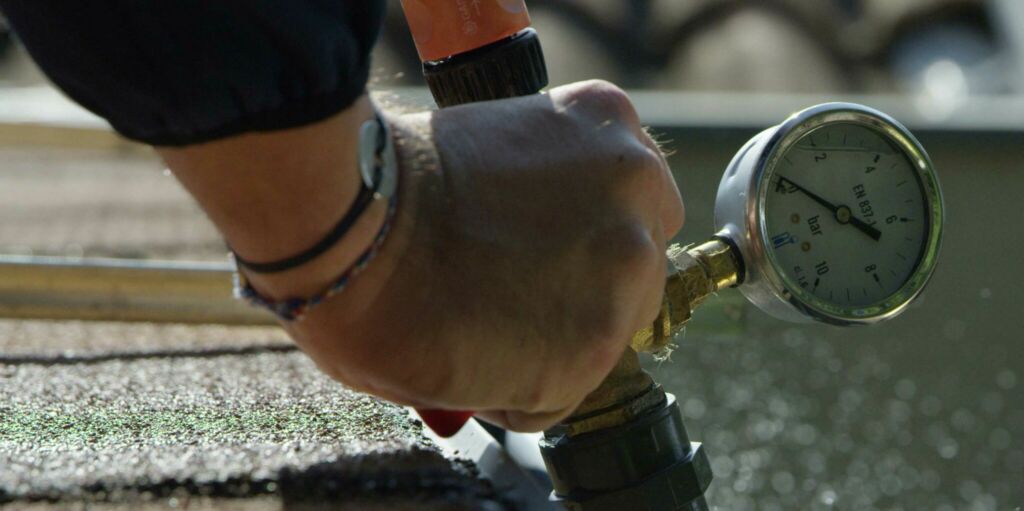 Ax'eau recherche de fuite - Mise en pression canalisations