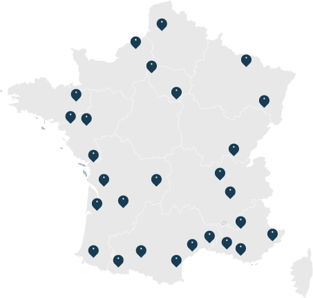 Carte Ax'eau France