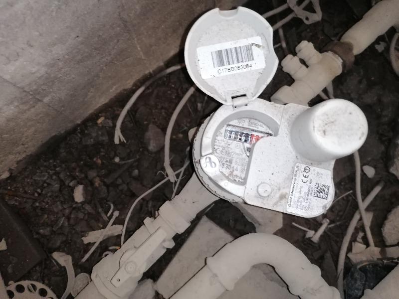 fuite d'eau après compteur