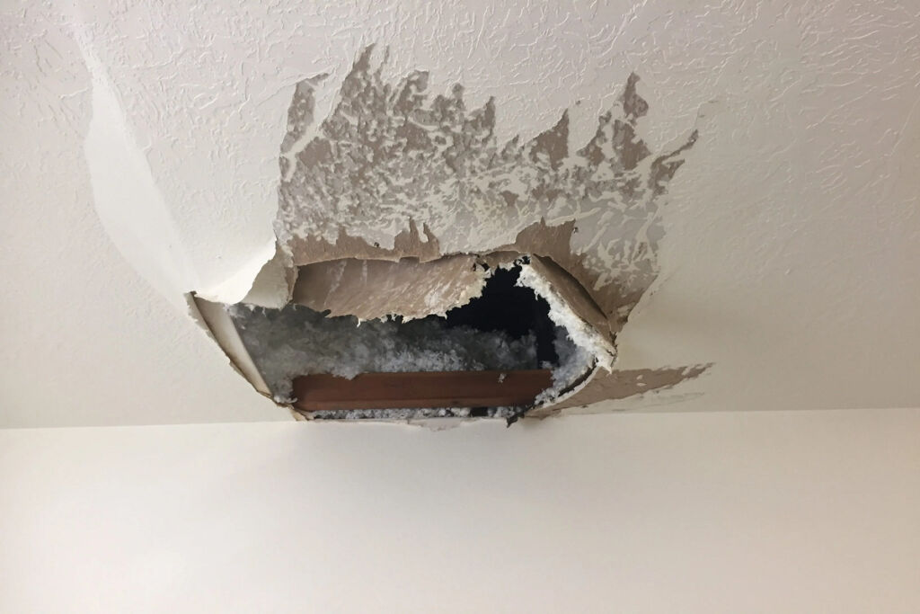 dégât des eaux dans un appartement